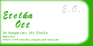 etelka ott business card